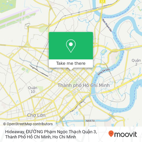 Hideaway, ĐƯỜNG Phạm Ngọc Thạch Quận 3, Thành Phố Hồ Chí Minh map