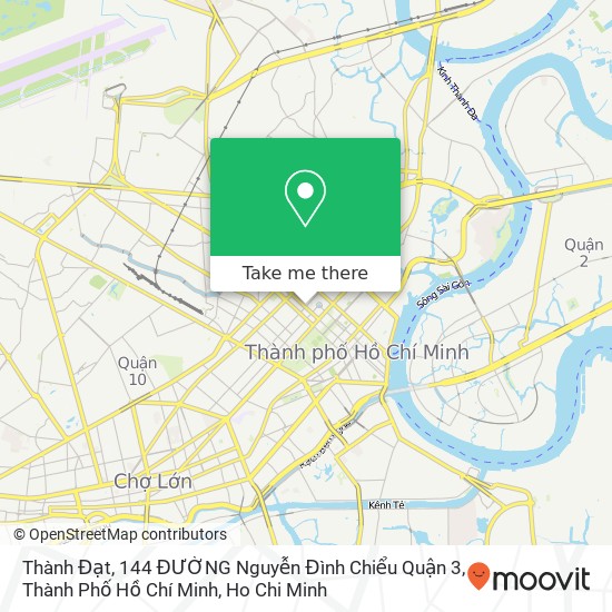 Thành Đạt, 144 ĐƯỜNG Nguyễn Đình Chiểu Quận 3, Thành Phố Hồ Chí Minh map