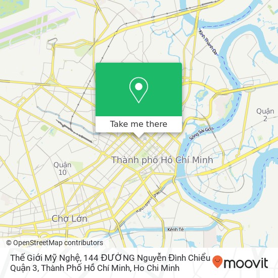 Thế Giới Mỹ Nghệ, 144 ĐƯỜNG Nguyễn Đình Chiểu Quận 3, Thành Phố Hồ Chí Minh map