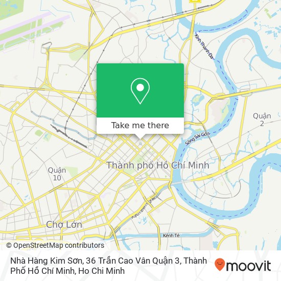 Nhà Hàng Kim Sơn, 36 Trần Cao Vân Quận 3, Thành Phố Hồ Chí Minh map