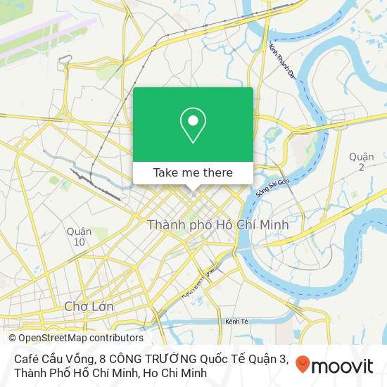Café Cầu Vồng, 8 CÔNG TRƯỜNG Quốc Tế Quận 3, Thành Phố Hồ Chí Minh map