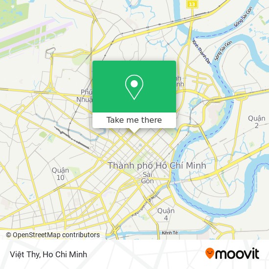 Việt Thy map
