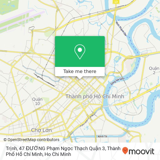 Trịnh, 47 ĐƯỜNG Phạm Ngọc Thạch Quận 3, Thành Phố Hồ Chí Minh map