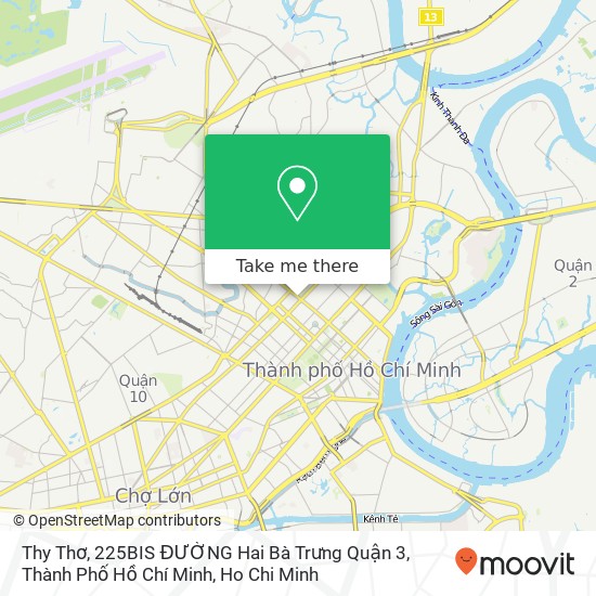 Thy Thơ, 225BIS ĐƯỜNG Hai Bà Trưng Quận 3, Thành Phố Hồ Chí Minh map