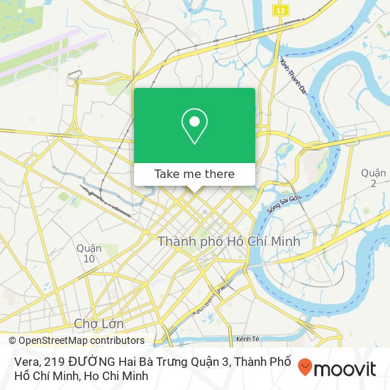 Vera, 219 ĐƯỜNG Hai Bà Trưng Quận 3, Thành Phố Hồ Chí Minh map