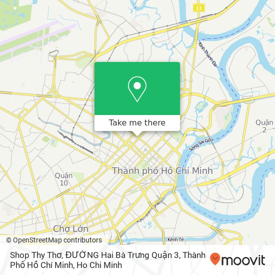 Shop Thy Thơ, ĐƯỜNG Hai Bà Trưng Quận 3, Thành Phố Hồ Chí Minh map