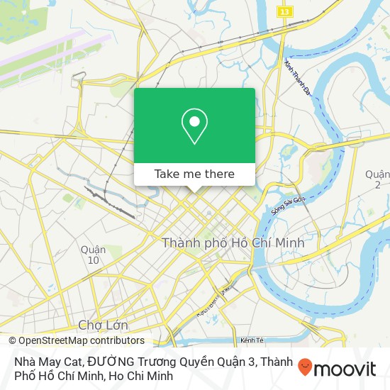 Nhà May Cat, ĐƯỜNG Trương Quyền Quận 3, Thành Phố Hồ Chí Minh map