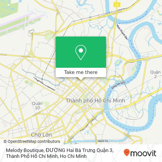 Melody Boutique, ĐƯỜNG Hai Bà Trưng Quận 3, Thành Phố Hồ Chí Minh map