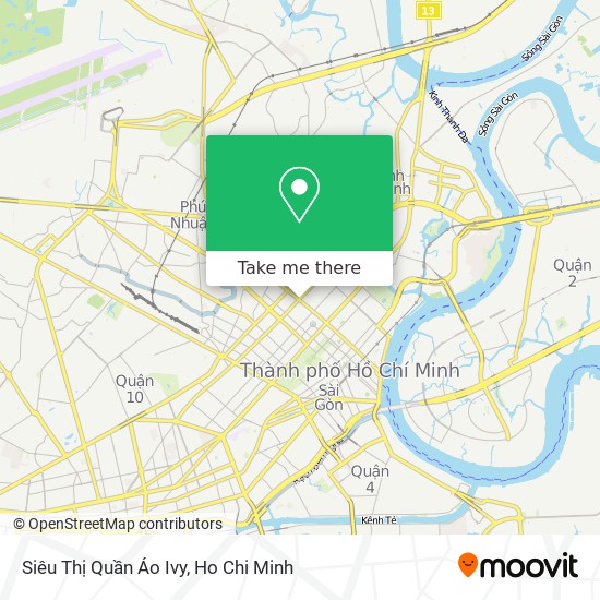 Siêu Thị Quần Áo Ivy map