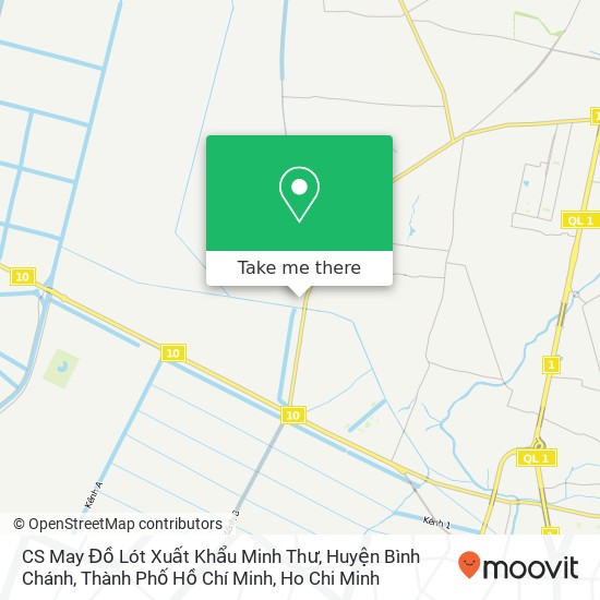 CS May Đồ Lót Xuất Khẩu Minh Thư, Huyện Bình Chánh, Thành Phố Hồ Chí Minh map