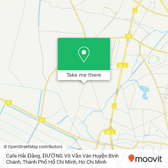 Cafe Hải Đăng, ĐƯỜNG Võ Văn Vân Huyện Bình Chánh, Thành Phố Hồ Chí Minh map