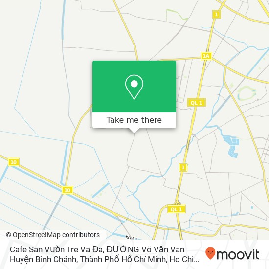 Cafe Sân Vườn Tre Và Đá, ĐƯỜNG Võ Văn Vân Huyện Bình Chánh, Thành Phố Hồ Chí Minh map