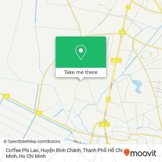 Coffee Phi Lao, Huyện Bình Chánh, Thành Phố Hồ Chí Minh map