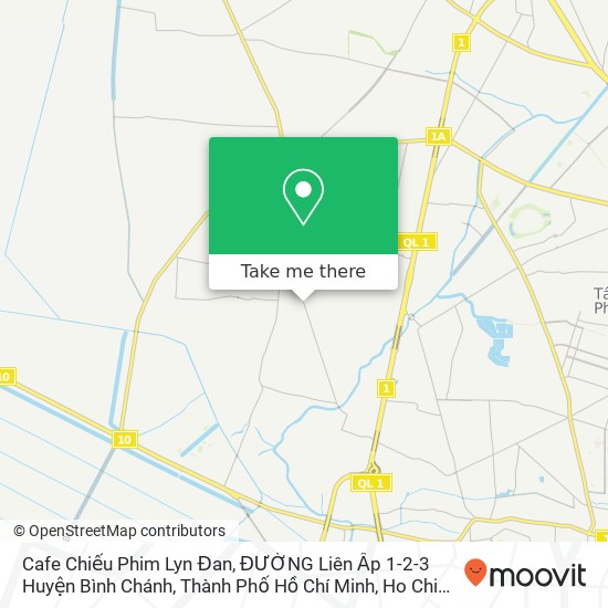 Cafe Chiếu Phim Lyn Đan, ĐƯỜNG Liên Ấp 1-2-3 Huyện Bình Chánh, Thành Phố Hồ Chí Minh map