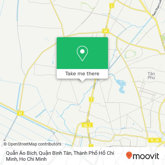 Quần Áo Bích, Quận Bình Tân, Thành Phố Hồ Chí Minh map