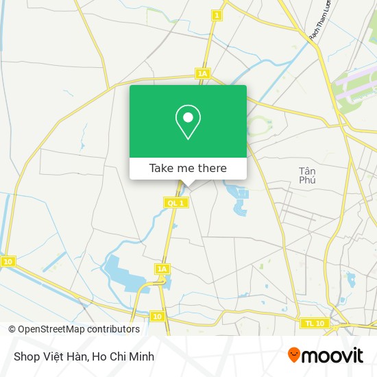 Shop Việt Hàn map