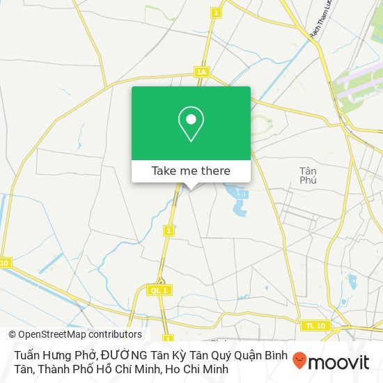 Tuấn Hưng Phở, ĐƯỜNG Tân Kỳ Tân Quý Quận Bình Tân, Thành Phố Hồ Chí Minh map