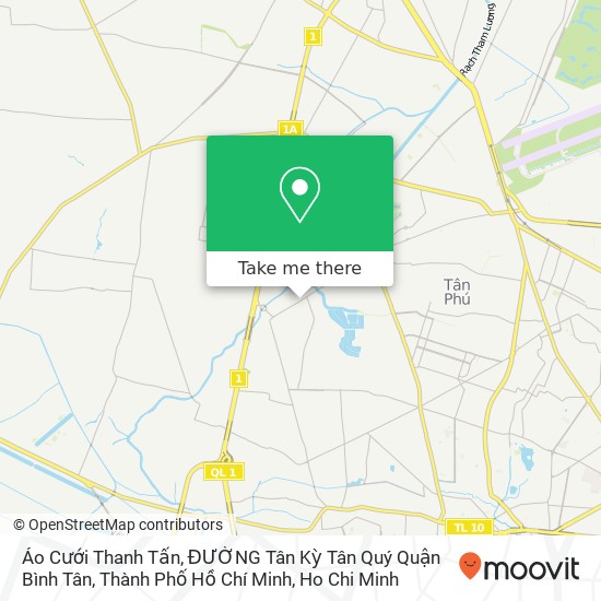 Áo Cưới Thanh Tấn, ĐƯỜNG Tân Kỳ Tân Quý Quận Bình Tân, Thành Phố Hồ Chí Minh map