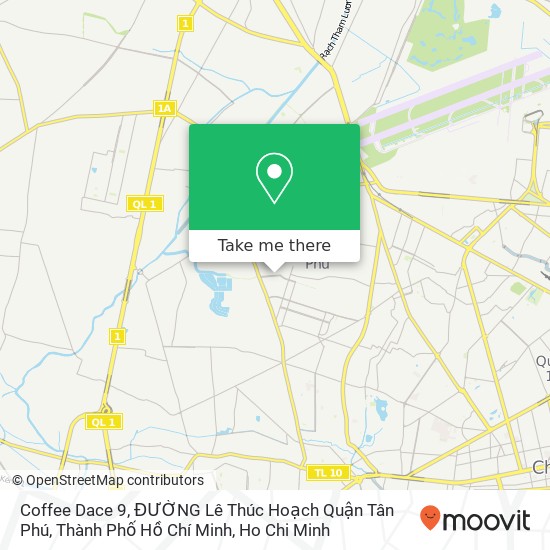 Coffee Dace 9, ĐƯỜNG Lê Thúc Hoạch Quận Tân Phú, Thành Phố Hồ Chí Minh map