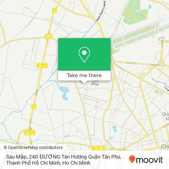 Sáu Mập, 240 ĐƯỜNG Tân Hương Quận Tân Phú, Thành Phố Hồ Chí Minh map