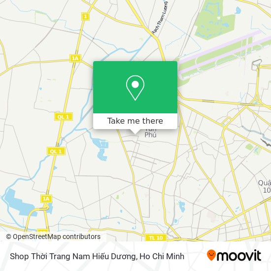 Shop Thời Trang Nam Hiếu Dương map