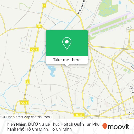 Thiên Nhiên, ĐƯỜNG Lê Thúc Hoạch Quận Tân Phú, Thành Phố Hồ Chí Minh map