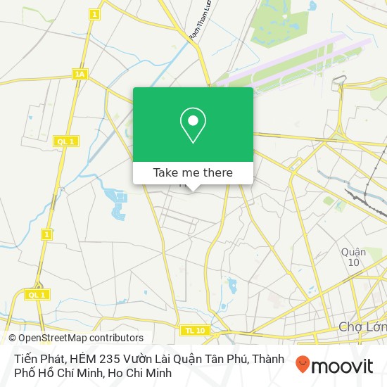 Tiến Phát, HẺM 235 Vườn Lài Quận Tân Phú, Thành Phố Hồ Chí Minh map