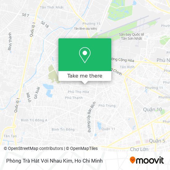 Phòng Trà Hát Với Nhau Kim map