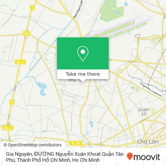 Gia Nguyên, ĐƯỜNG Nguyễn Xuân Khoát Quận Tân Phú, Thành Phố Hồ Chí Minh map