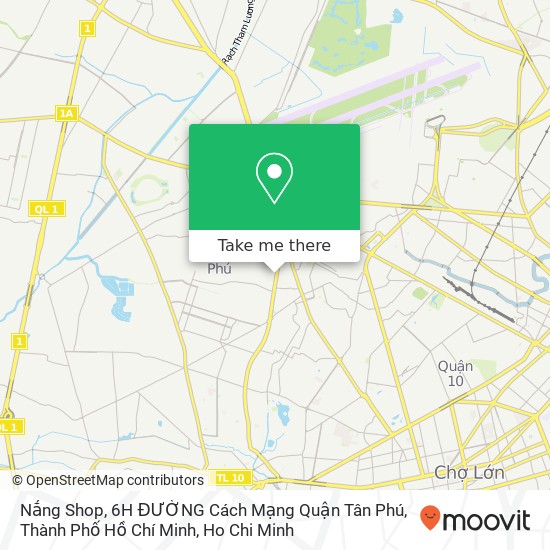 Nắng Shop, 6H ĐƯỜNG Cách Mạng Quận Tân Phú, Thành Phố Hồ Chí Minh map