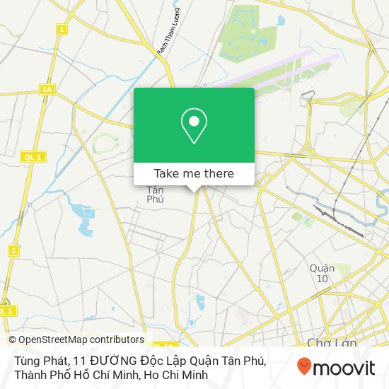 Tùng Phát, 11 ĐƯỜNG Độc Lập Quận Tân Phú, Thành Phố Hồ Chí Minh map
