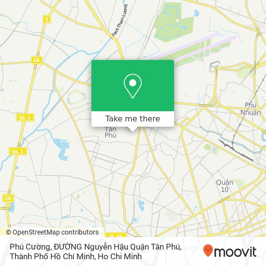 Phú Cường, ĐƯỜNG Nguyễn Hậu Quận Tân Phú, Thành Phố Hồ Chí Minh map