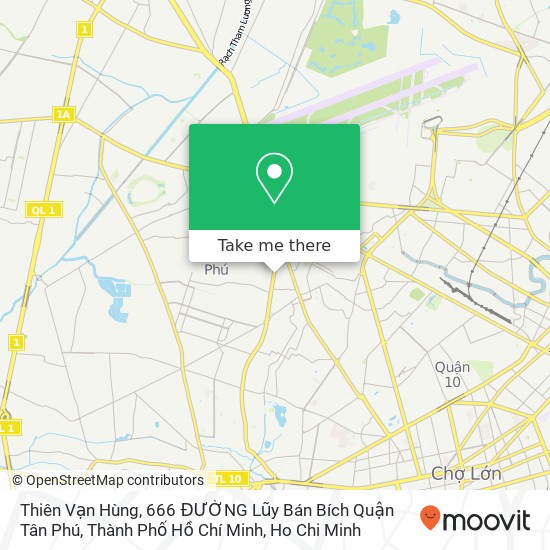 Thiên Vạn Hùng, 666 ĐƯỜNG Lũy Bán Bích Quận Tân Phú, Thành Phố Hồ Chí Minh map