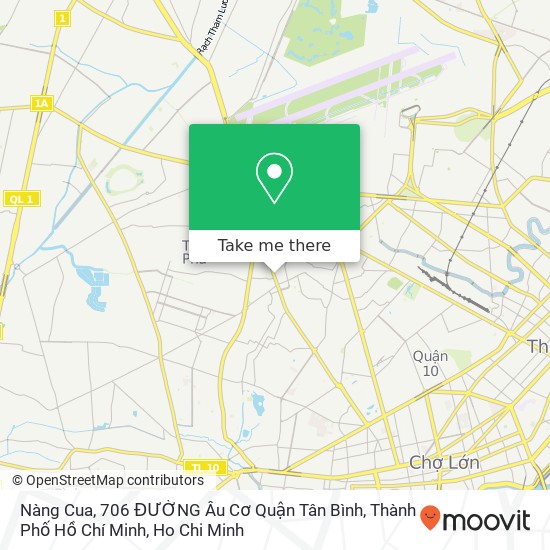 Nàng Cua, 706 ĐƯỜNG Âu Cơ Quận Tân Bình, Thành Phố Hồ Chí Minh map