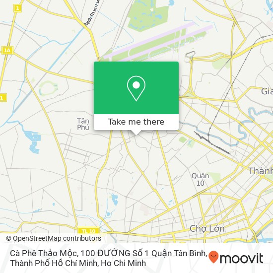 Cà Phê Thảo Mộc, 100 ĐƯỜNG Số 1 Quận Tân Bình, Thành Phố Hồ Chí Minh map