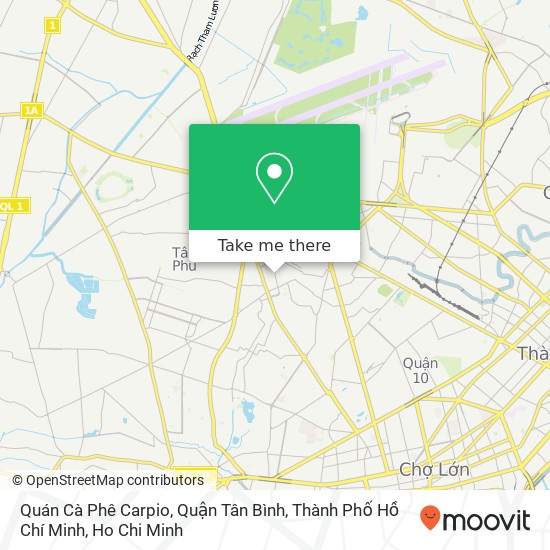 Quán Cà Phê Carpio, Quận Tân Bình, Thành Phố Hồ Chí Minh map