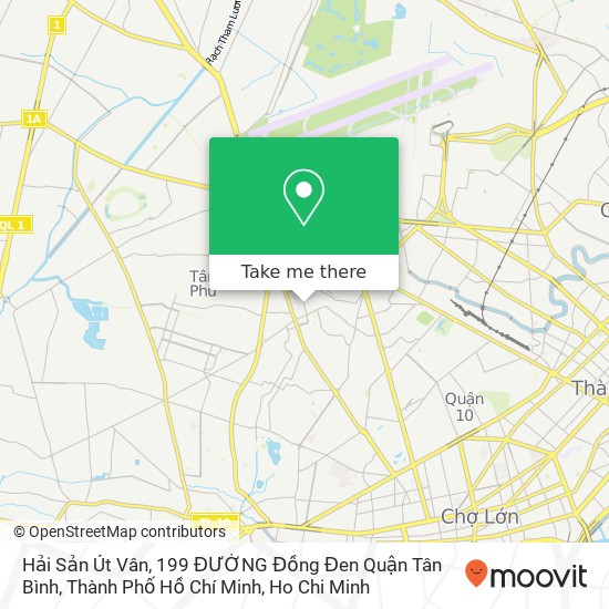 Hải Sản Út Vân, 199 ĐƯỜNG Đồng Đen Quận Tân Bình, Thành Phố Hồ Chí Minh map