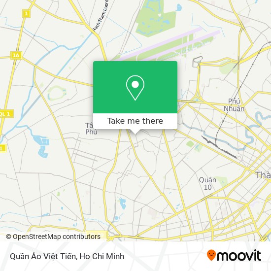 Quần Áo Việt Tiến map