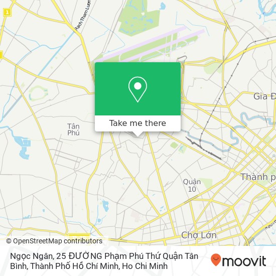Ngọc Ngân, 25 ĐƯỜNG Phạm Phú Thứ Quận Tân Bình, Thành Phố Hồ Chí Minh map