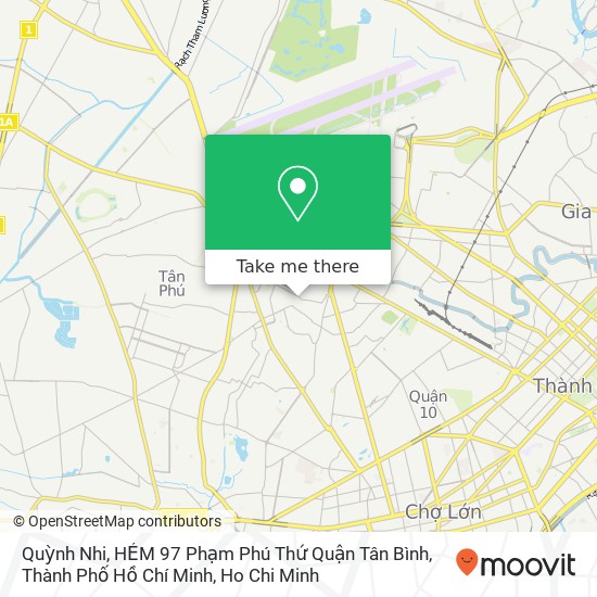 Quỳnh Nhi, HẺM 97 Phạm Phú Thứ Quận Tân Bình, Thành Phố Hồ Chí Minh map