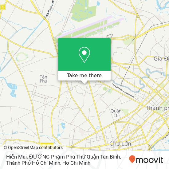 Hiền Mai, ĐƯỜNG Phạm Phú Thứ Quận Tân Bình, Thành Phố Hồ Chí Minh map