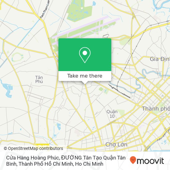 Cửa Hàng Hoàng Phúc, ĐƯỜNG Tân Tạo Quận Tân Bình, Thành Phố Hồ Chí Minh map