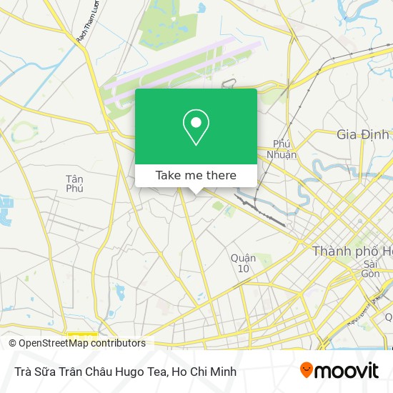 Trà Sữa Trân Châu Hugo Tea map