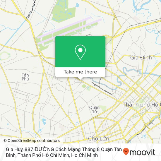 Gia Huy, 887 ĐƯỜNG Cách Mạng Tháng 8 Quận Tân Bình, Thành Phố Hồ Chí Minh map