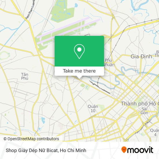 Shop Giày Dép Nữ Bicat map