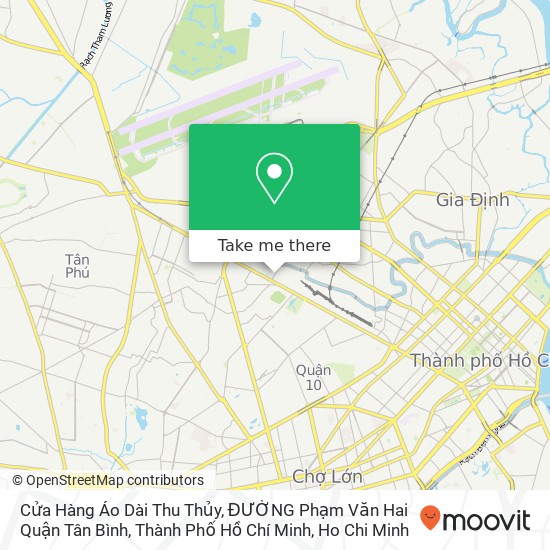 Cửa Hàng Áo Dài Thu Thủy, ĐƯỜNG Phạm Văn Hai Quận Tân Bình, Thành Phố Hồ Chí Minh map