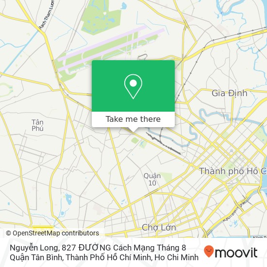 Nguyễn Long, 827 ĐƯỜNG Cách Mạng Tháng 8 Quận Tân Bình, Thành Phố Hồ Chí Minh map