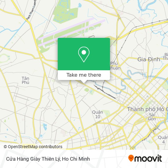 Cửa Hàng Giày Thiên Lý map