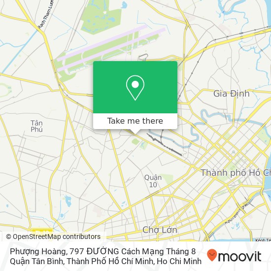 Phượng Hoàng, 797 ĐƯỜNG Cách Mạng Tháng 8 Quận Tân Bình, Thành Phố Hồ Chí Minh map