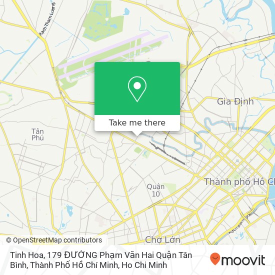 Tinh Hoa, 179 ĐƯỜNG Phạm Văn Hai Quận Tân Bình, Thành Phố Hồ Chí Minh map